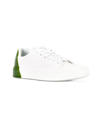 Baskets basses en cuir blanches Premiata