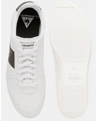 Baskets basses en cuir blanches Le Coq Sportif