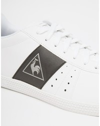 Baskets basses en cuir blanches Le Coq Sportif