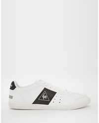 Baskets basses en cuir blanches Le Coq Sportif