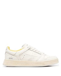 Baskets basses en cuir blanches Premiata