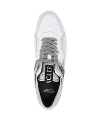 Baskets basses en cuir blanches Moncler