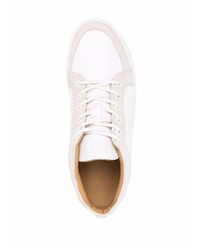 Baskets basses en cuir blanches Leandro Lopes