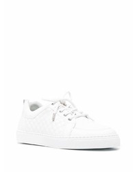 Baskets basses en cuir blanches Leandro Lopes