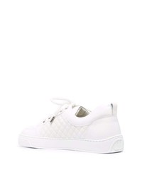 Baskets basses en cuir blanches Leandro Lopes