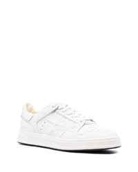 Baskets basses en cuir blanches Premiata