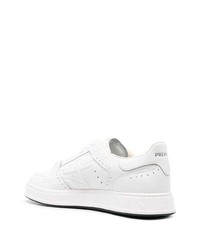 Baskets basses en cuir blanches Premiata