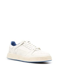 Baskets basses en cuir blanches Premiata