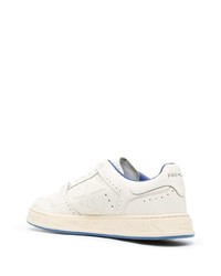 Baskets basses en cuir blanches Premiata