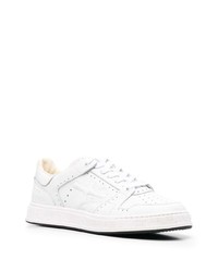 Baskets basses en cuir blanches Premiata