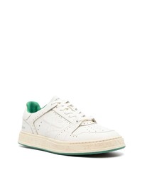 Baskets basses en cuir blanches Premiata