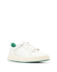 Baskets basses en cuir blanches Premiata