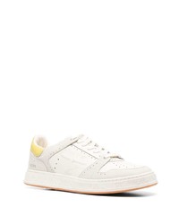 Baskets basses en cuir blanches Premiata