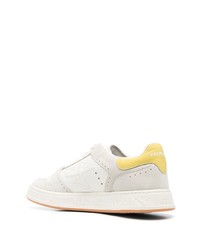 Baskets basses en cuir blanches Premiata