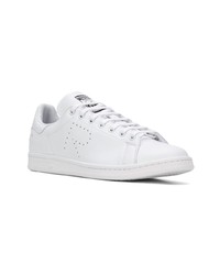 Baskets basses en cuir blanches Adidas By Raf Simons