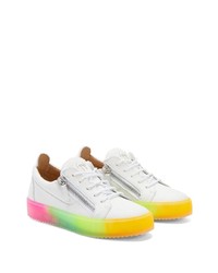 Baskets basses en cuir blanches Giuseppe Zanotti