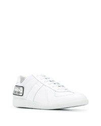 Baskets basses en cuir blanches Maison Margiela