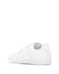 Baskets basses en cuir blanches Maison Margiela