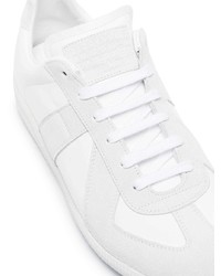 Baskets basses en cuir blanches Maison Margiela