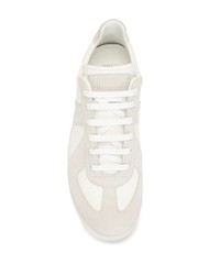 Baskets basses en cuir blanches Maison Margiela