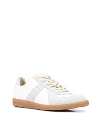 Baskets basses en cuir blanches Maison Margiela