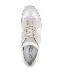 Baskets basses en cuir blanches Maison Margiela