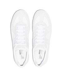 Baskets basses en cuir blanches Maison Margiela