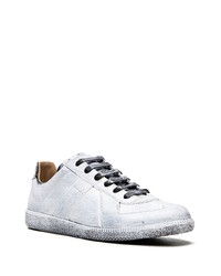 Baskets basses en cuir blanches Maison Margiela