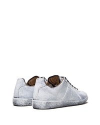 Baskets basses en cuir blanches Maison Margiela