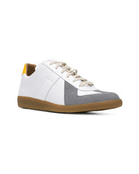 Baskets basses en cuir blanches Maison Margiela