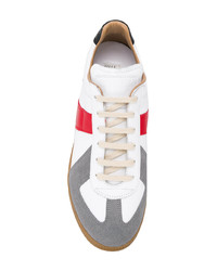 Baskets basses en cuir blanches Maison Margiela