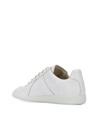 Baskets basses en cuir blanches Maison Margiela