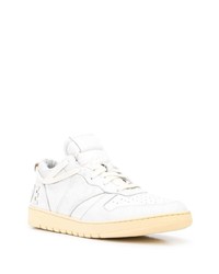 Baskets basses en cuir blanches Rhude