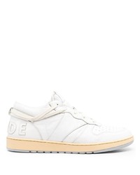 Baskets basses en cuir blanches Rhude