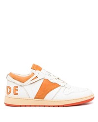 Baskets basses en cuir blanches Rhude