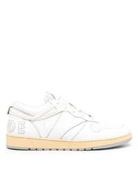 Baskets basses en cuir blanches Rhude