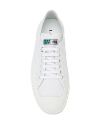 Baskets basses en cuir blanches Lanvin