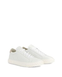 Baskets basses en cuir blanches Giuseppe Zanotti