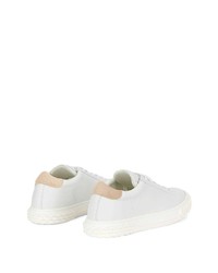 Baskets basses en cuir blanches Giuseppe Zanotti