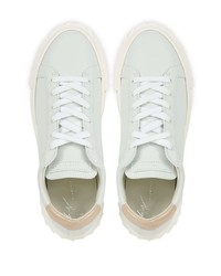 Baskets basses en cuir blanches Giuseppe Zanotti