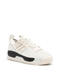 Baskets basses en cuir blanches Y-3