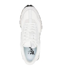 Baskets basses en cuir blanches A Bathing Ape