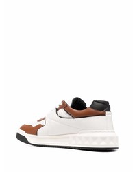 Baskets basses en cuir blanches Valentino Garavani