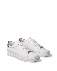 Baskets basses en cuir blanches Jimmy Choo