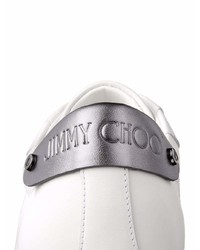 Baskets basses en cuir blanches Jimmy Choo