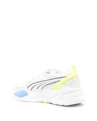 Baskets basses en cuir blanches Puma