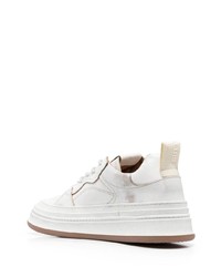 Baskets basses en cuir blanches Buttero