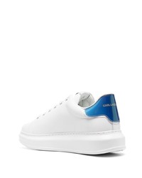 Baskets basses en cuir blanches Karl Lagerfeld