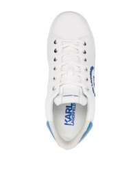 Baskets basses en cuir blanches Karl Lagerfeld