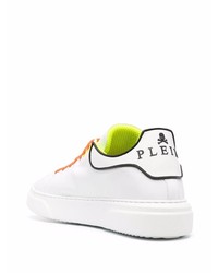 Baskets basses en cuir blanches Philipp Plein